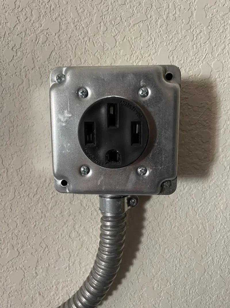 NEMA 14-50 outlet installed for Smart Home Electrical in New Brighton